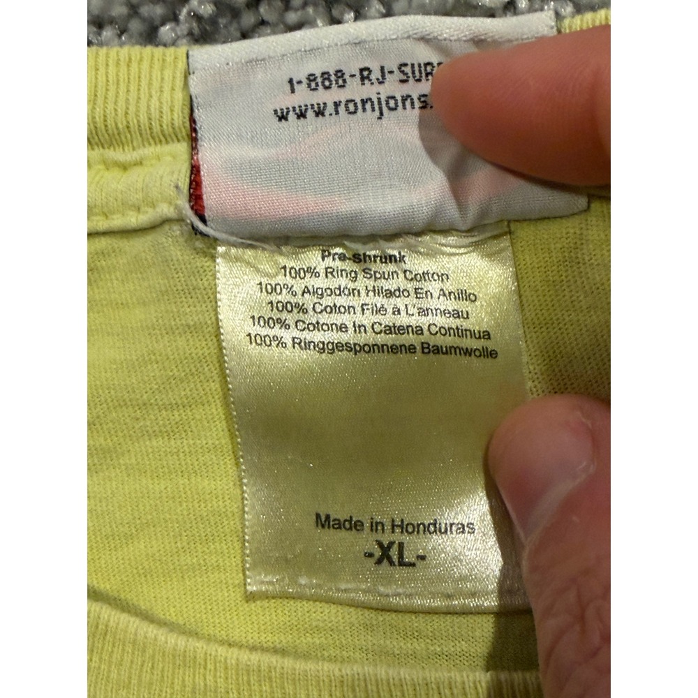 Iron John Las Vegas Short Sleeve Tee in Lime Green - Picture 5 of 9